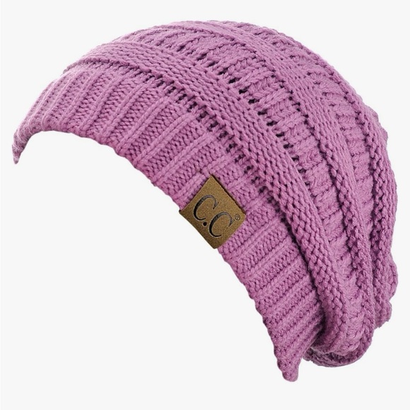 CC slouch beanie knit hat cap - Picture 1 of 4
